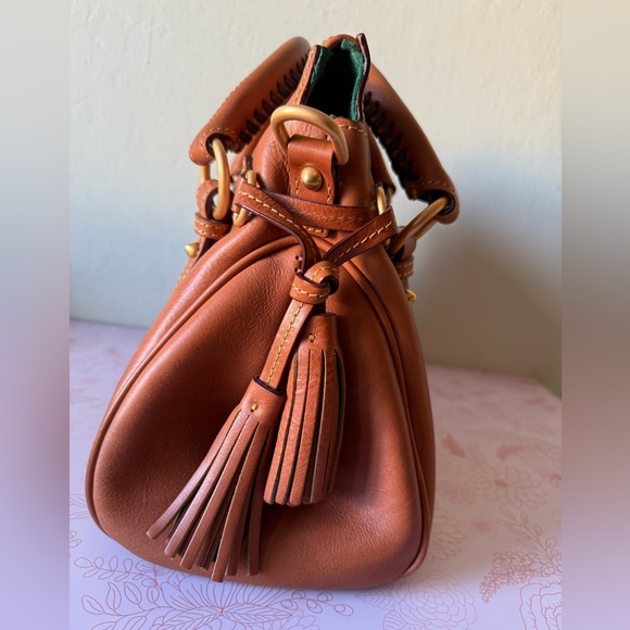 Dooney & Bourke Florentine Satchel Original Size in Natural - Picture 2 of 11